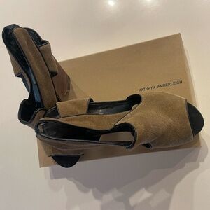 Kathryn Amberleigh Open Toe Wedge Heel